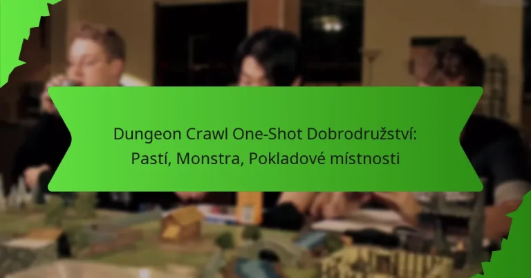 Dungeon Crawl One-Shot Dobrodružství: Pastí, Monstra, Pokladové místnosti