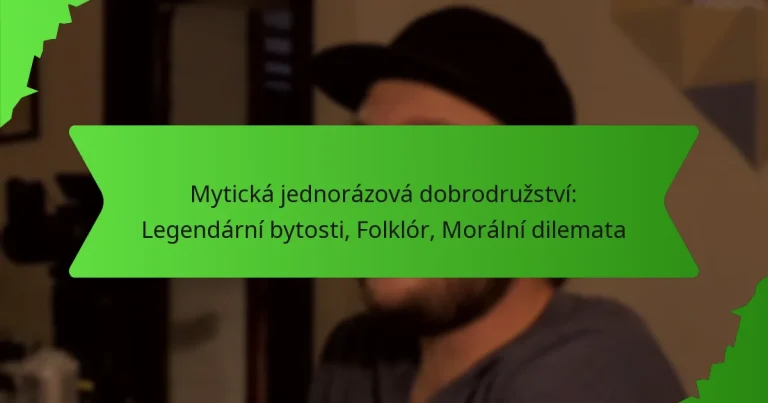 Mytická jednorázová dobrodružství: Legendární bytosti, Folklór, Morální dilemata