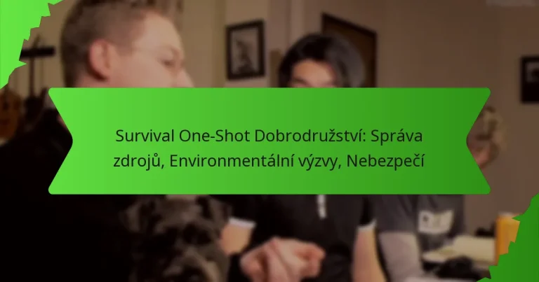 Survival One-Shot Dobrodružství: Správa zdrojů, Environmentální výzvy, Nebezpečí